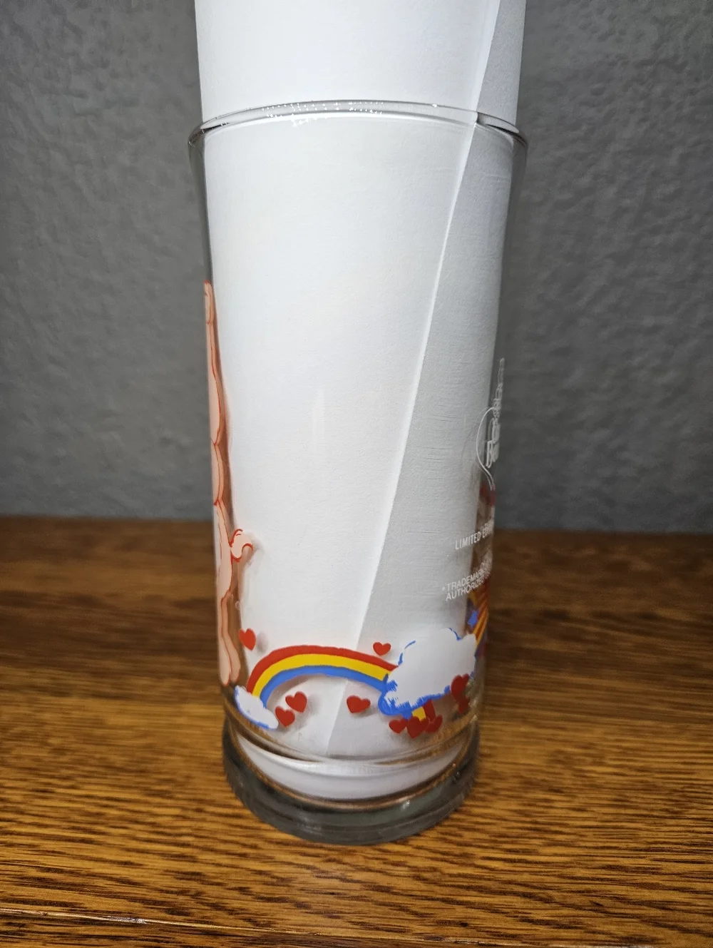 Care Bears Cheer Bear Glass 1983